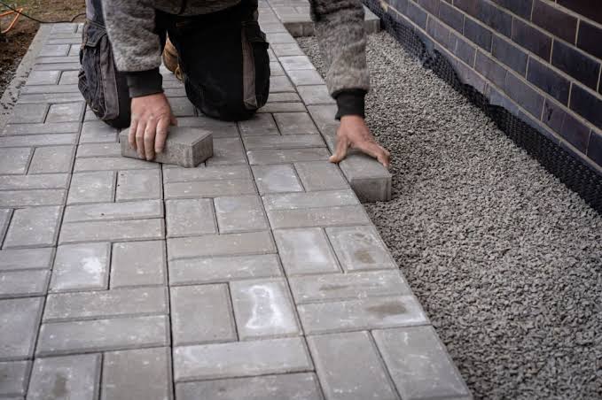 Paver Installation materials and preparation